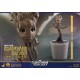 Guardians of the Galaxy QS Series Actionfigur 1/4 Little Groot 12 cm